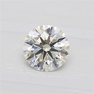 Picture of Natural Diamond 0.41 Carats, Round with Excellent Cut, K Color, IF Clarity and Certified by GIA