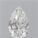 Natural Diamond 0.91 Carats, Pear with  Cut, H Color, SI2 Clarity and Certified by GIA