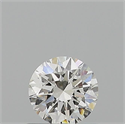 Diamante Natural 0.60 quilates, Redondo , Color I, claridad VS2 y certificado GIA