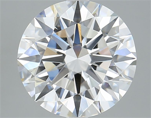 Picture of Lab Grown Diamond 4.05 Carats, Round with Ideal Cut, E Color, VVS1 Clarity and Certified by IGI