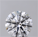 Lab Grown Diamond 3.02 Carats, Round with Excellent Cut, E Color, VVS2 Clarity and Certified by GIA