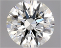 Natural Diamond 0.51 Carats, Round with Excellent Cut, I Color, VVS2 Clarity and Certified by GIA