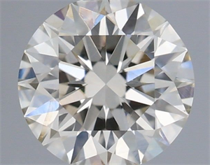 Picture of Natural Diamond 0.40 Carats, Round with Excellent Cut, J Color, SI2 Clarity and Certified by IGI