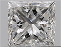 Natural Diamond 0.29 Carats, Princess with  Cut, F Color, VS2 Clarity and Certified by GIA