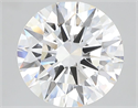 Del inventario de diamantes de laboratorio, 4.08 quilates, Redondo , Color F, claridad VVS2 y certificado IGI
