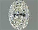 Natural Diamond 1.21 Carats, Oval with  Cut, J Color, SI1 Clarity and Certified by IGI