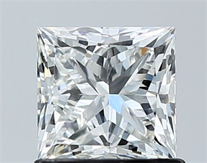Picture of Natural Diamond 1.01 Carats, Princess with  Cut, G Color, VVS2 Clarity and Certified by GIA