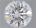 Lab Grown Diamond 3.06 Carats, Round with Excellent Cut, E Color, VVS2 Clarity and Certified by IGI