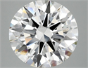 Lab Grown Diamond 3.04 Carats, Round with Ideal Cut, E Color, VVS2 Clarity and Certified by IGI