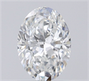 Natural Diamond 0.70 Carats, Oval with  Cut, G Color, VVS2 Clarity and Certified by GIA