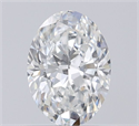 Natural Diamond 0.70 Carats, Oval with  Cut, G Color, VVS2 Clarity and Certified by GIA