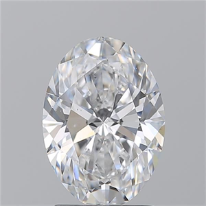 Foto Diamante Natural 2.22 quilates, Ovalado , Color D, claridad SI1 y certificado GIA de