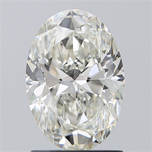 Picture of Natural Diamond 1.50 Carats, Oval with  Cut, J Color, VS1 Clarity and Certified by GIA