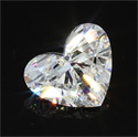 Natural Diamond 5.01 Carats, Heart with  Cut, I Color, SI1 Clarity and Certified by GIA