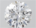 Lab Grown Diamond 2.18 Carats, Round with Ideal Cut, D Color, IF Clarity and Certified by IGI