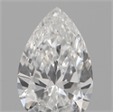 Natural Diamond 0.28 Carats, Pear with  Cut, E Color, SI1 Clarity and Certified by IGI