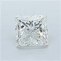 Diamante Natural 0.80 quilates, Princesa , Color J, claridad VS2 y certificado GIA