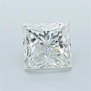 Foto Diamante Natural 0.80 quilates, Princesa , Color J, claridad VS2 y certificado GIA de