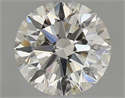 Natural Diamond 1.06 Carats, Round with Excellent Cut, K Color, SI1 Clarity and Certified by GIA