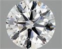 Natural Diamond 0.85 Carats, Round with Excellent Cut, G Color, SI1 Clarity and Certified by GIA