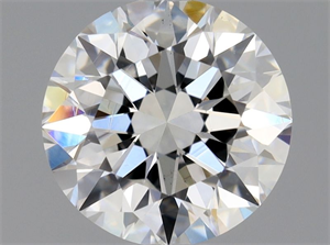 Picture of Natural Diamond 0.80 Carats, Round with Excellent Cut, E Color, VS2 Clarity and Certified by GIA