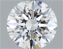 Diamante Natural 0.57 quilates, Redondo , Color J, claridad VVS1 y certificado GIA
