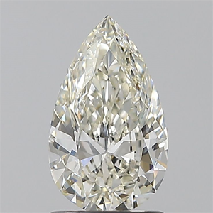 Picture of Natural Diamond 1.09 Carats, Pear with  Cut, J Color, VVS1 Clarity and Certified by GIA