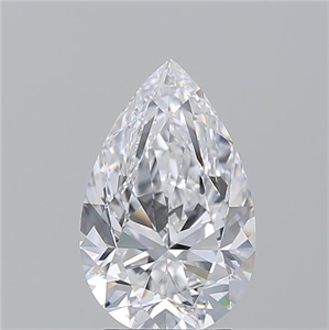 Picture of Natural Diamond 3.03 Carats, Pear with  Cut, D Color, SI1 Clarity and Certified by GIA
