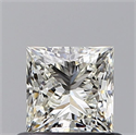 Diamante Natural 0.62 quilates, Princesa , Color J, claridad VS2 y certificado GIA