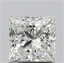 Natural Diamond 1.07 Carats, Princess with  Cut, G Color, VVS2 Clarity and Certified by GIA