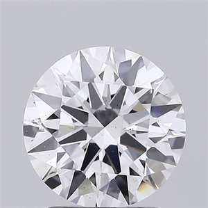 Picture of Lab Grown Diamond 1.93 Carats, Round with Ideal Cut, E Color, SI1 Clarity and Certified by IGI
