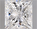 Natural Diamond 1.01 Carats, Princess with  Cut, G Color, SI1 Clarity and Certified by GIA