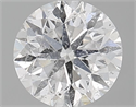 Natural Diamond 0.70 Carats, Round with Very Good Cut, D Color, I1 Clarity and Certified by GIA