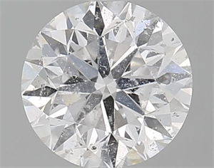 Picture of Natural Diamond 0.70 Carats, Round with Very Good Cut, D Color, I1 Clarity and Certified by GIA