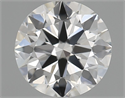 Diamante Natural 0.70 quilates, Redondo , Color H, claridad IF y certificado GIA