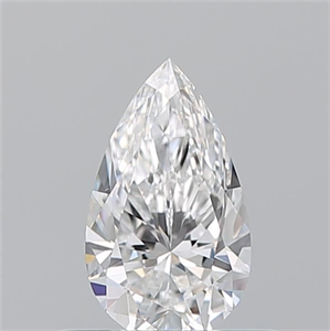 Picture of Natural Diamond 0.50 Carats, Pear with  Cut, E Color, VS1 Clarity and Certified by GIA