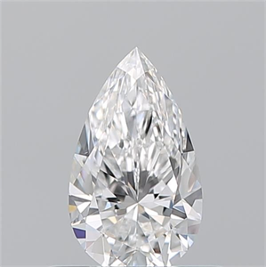 Picture of Natural Diamond 0.50 Carats, Pear with  Cut, E Color, VS1 Clarity and Certified by GIA