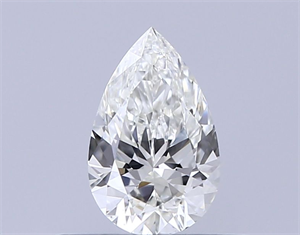 Picture of Natural Diamond 0.41 Carats, Pear with  Cut, I Color, SI1 Clarity and Certified by GIA