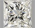Natural Diamond 1.00 Carats, Princess with  Cut, J Color, VVS1 Clarity and Certified by IGI