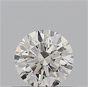 Diamante Natural 0.50 quilates, Redondo , Color J, claridad VVS2 y certificado GIA
