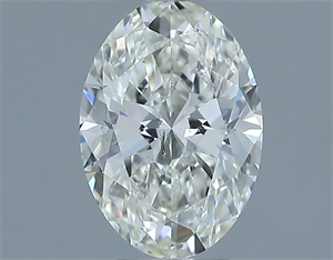 Picture of Natural Diamond 0.81 Carats, Oval with  Cut, I Color, SI1 Clarity and Certified by IGI