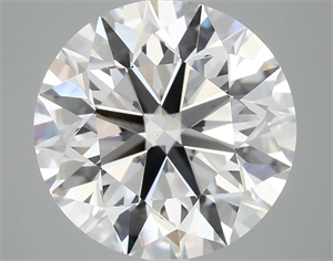 Picture of Lab Grown Diamond 5.08 Carats, Round with Excellent Cut, E Color, VS1 Clarity and Certified by IGI