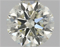 Natural Diamond 0.51 Carats, Round with Excellent Cut, N Color, VVS2 Clarity and Certified by GIA