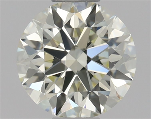 Picture of Natural Diamond 0.51 Carats, Round with Excellent Cut, N Color, VVS2 Clarity and Certified by GIA
