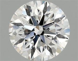 Picture of Lab Grown Diamond 1.28 Carats, Round with Excellent Cut, E Color, VS2 Clarity and Certified by IGI