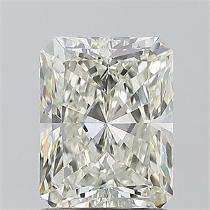 Foto Diamante Natural 1.50 quilates, Radiante , Color K, claridad VVS2 y certificado GIA de