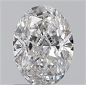 Diamante Natural 0.90 quilates, Ovalado , Color E, claridad SI2 y certificado GIA
