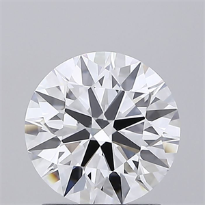 Picture of Lab Grown Diamond 1.51 Carats, Round with Ideal Cut, D Color, VVS2 Clarity and Certified by IGI