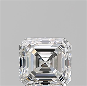 Foto Diamante Natural 1.01 quilates, Asscher , Color F, claridad VS2 y certificado GIA de