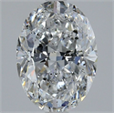 Diamante Natural 3.03 quilates, Ovalado , Color D, claridad SI2 y certificado GIA